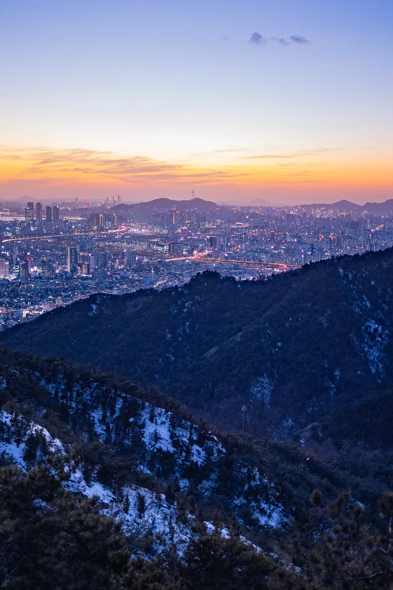아차산~용마산 능선 코스